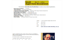 Desktop Screenshot of handbookbinding.com.au